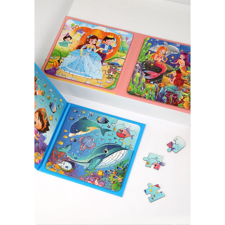 JX37 Magnetic Leveled Puzzle Book - Mainan Puzzle Anak