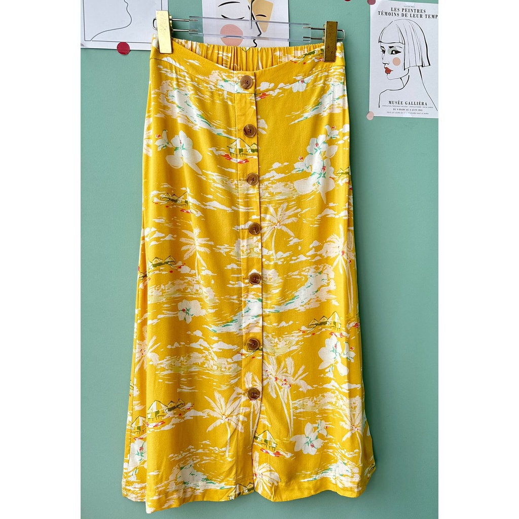 LC cotton printed  skirt