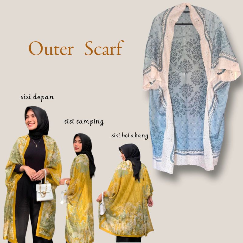 Outer Scarf | Scarf |outerwear