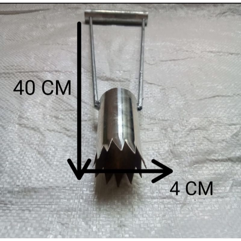 Pelubang mulsa bahan stainless