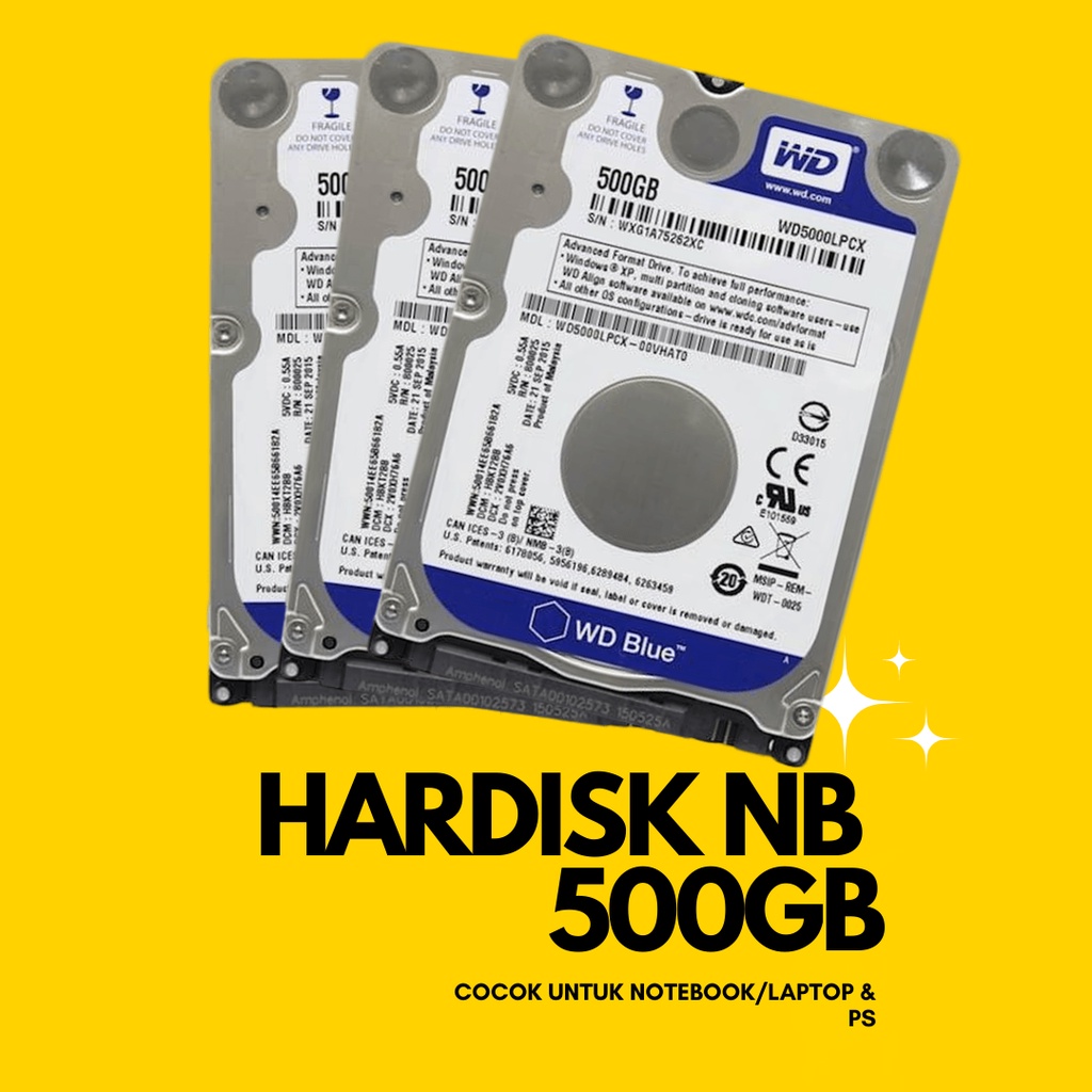 Hardisk  HDD internal laptop 500GB