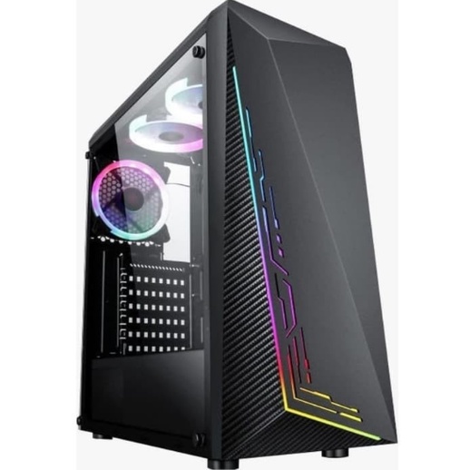 Pc Lengkap Gaming i7 4790 (GTX 1050Ti 4GB ) Cocok Editing Render - Samsung 24&quot; Curve