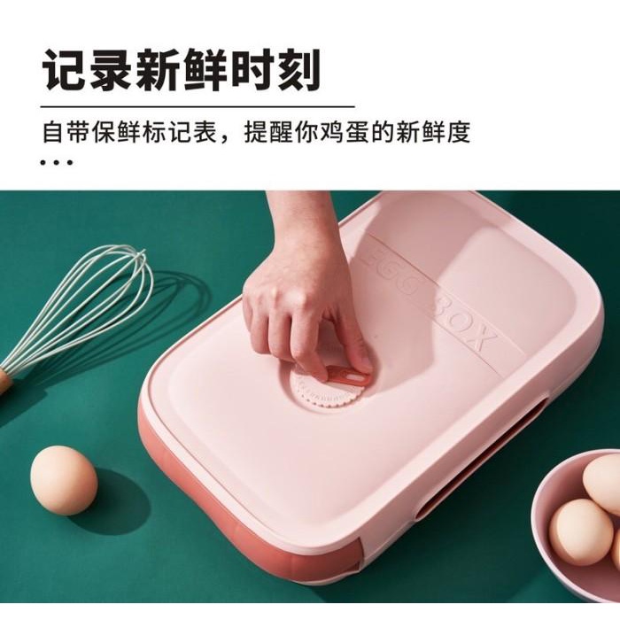 Tempat Penyimpanan Telur Laci /Rak Telur Laci Minimalis 20Sekat-IH