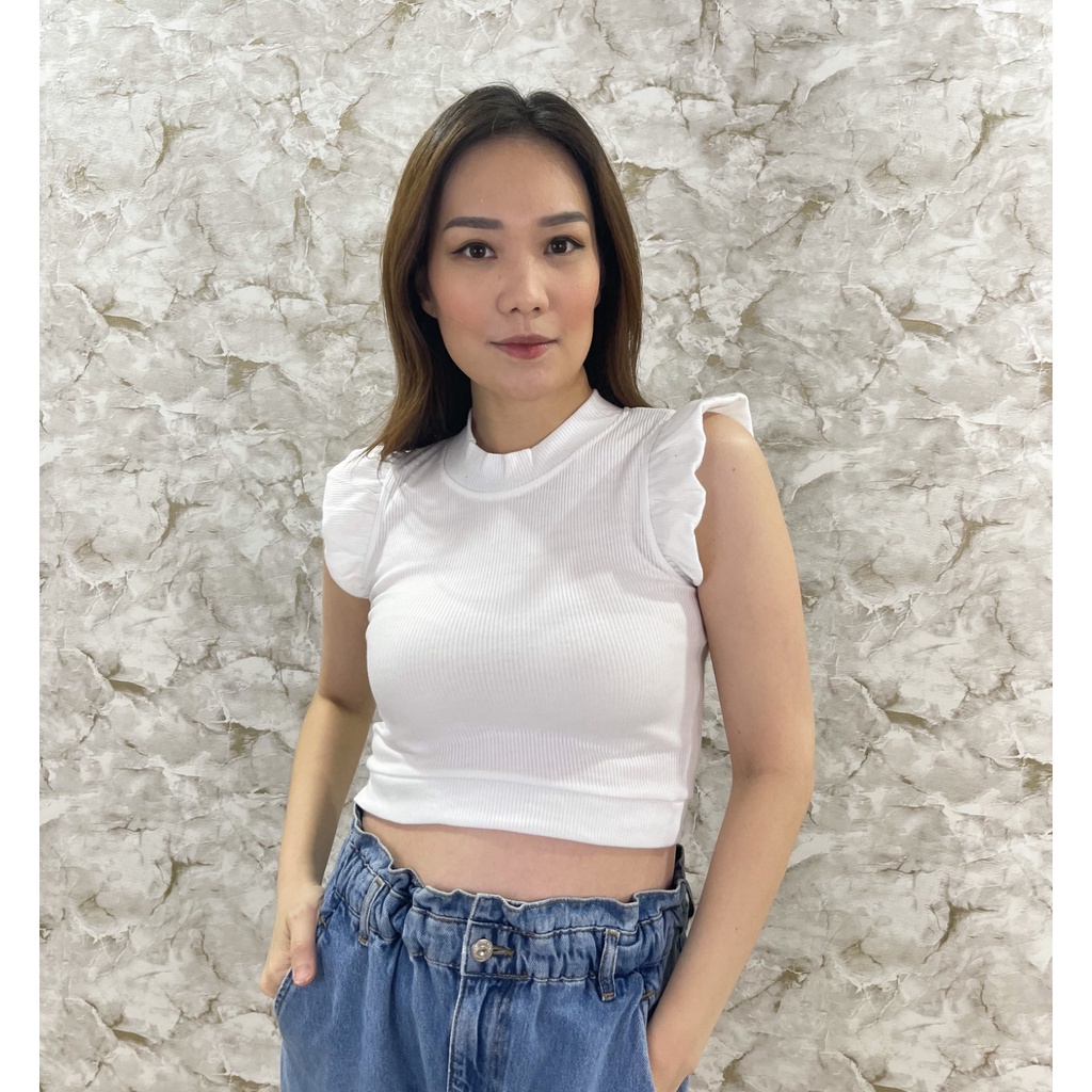 MODAVIE - AGATHA TANKTOP Crop Tank Top Baju Atasan Wanita