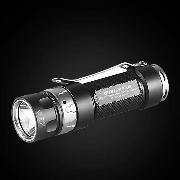 JETBeam Senter LED CREE XP-L or Nichia 219C 950 Lumens - RRT01 Raptor - Black