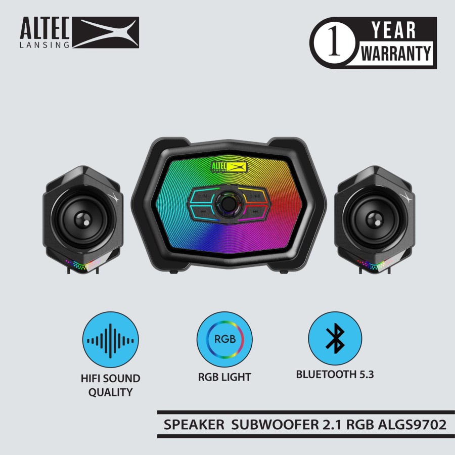 ALGS9702 Speaker 2.1 subwoofer with Bluetooh Altec Lansing