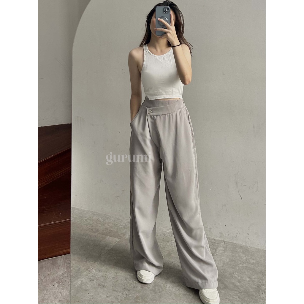 Essy Pants | celana kulot asymmetric