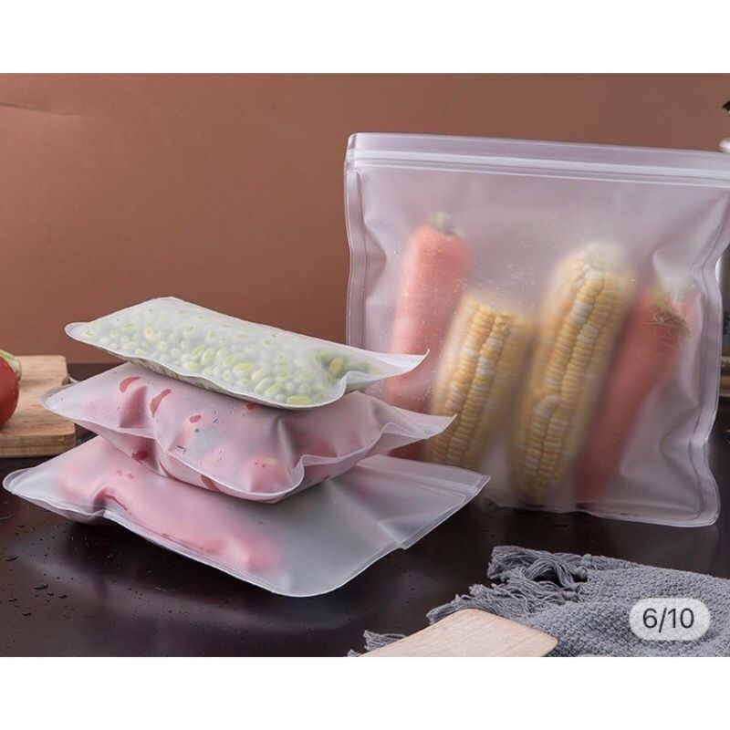 (Reusable)PLASTIK KULKAS PENYIMPANAN TEBAL PLASTIK KEDAP