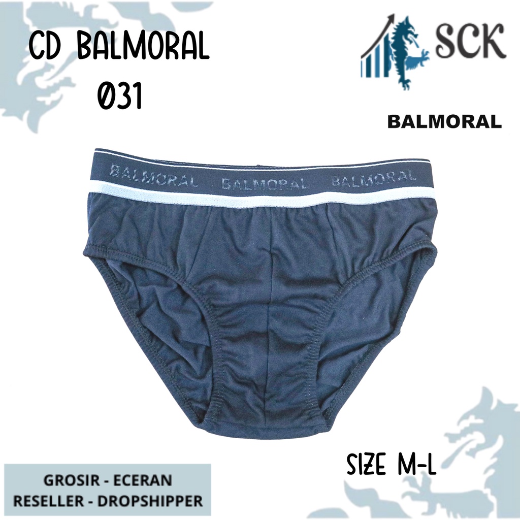 [ISI 3] CD Pria BALMORAL 031 Karet Boxer / Pakaian Dalam Cowok / Olahraga - sckmenwear GROSIR