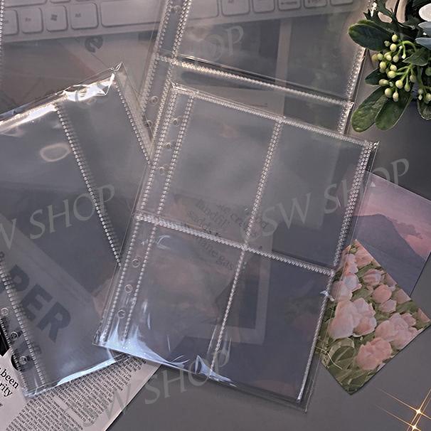 

✈ [Universal A5 s sleeve cover] Album binder cover transparent photo card idol Lomo card 10 sheets ✲