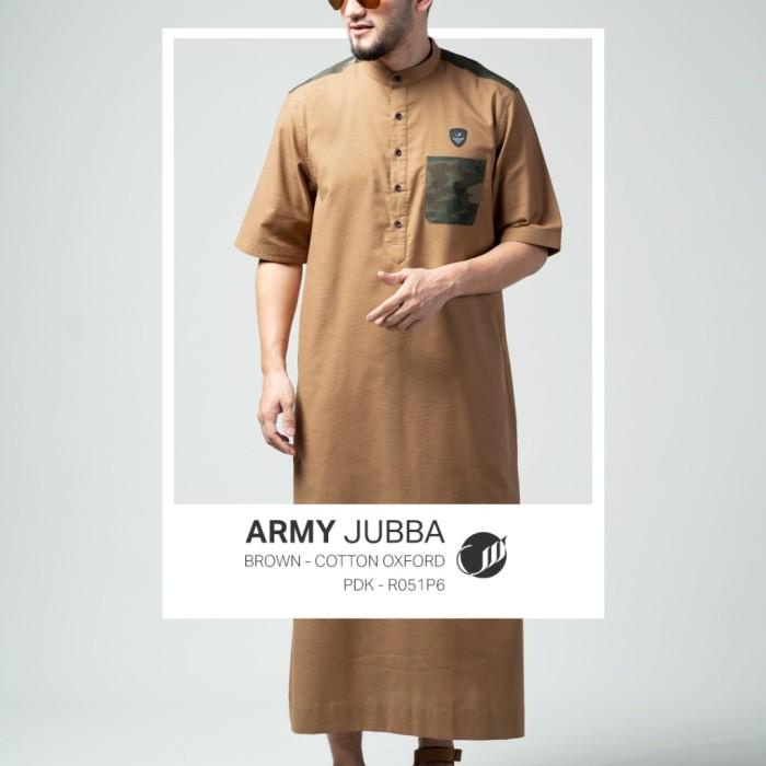 SAMASE GAMIS PRIA JUBAH CASUAL ARMY R051P PDK COTTON OXFORD