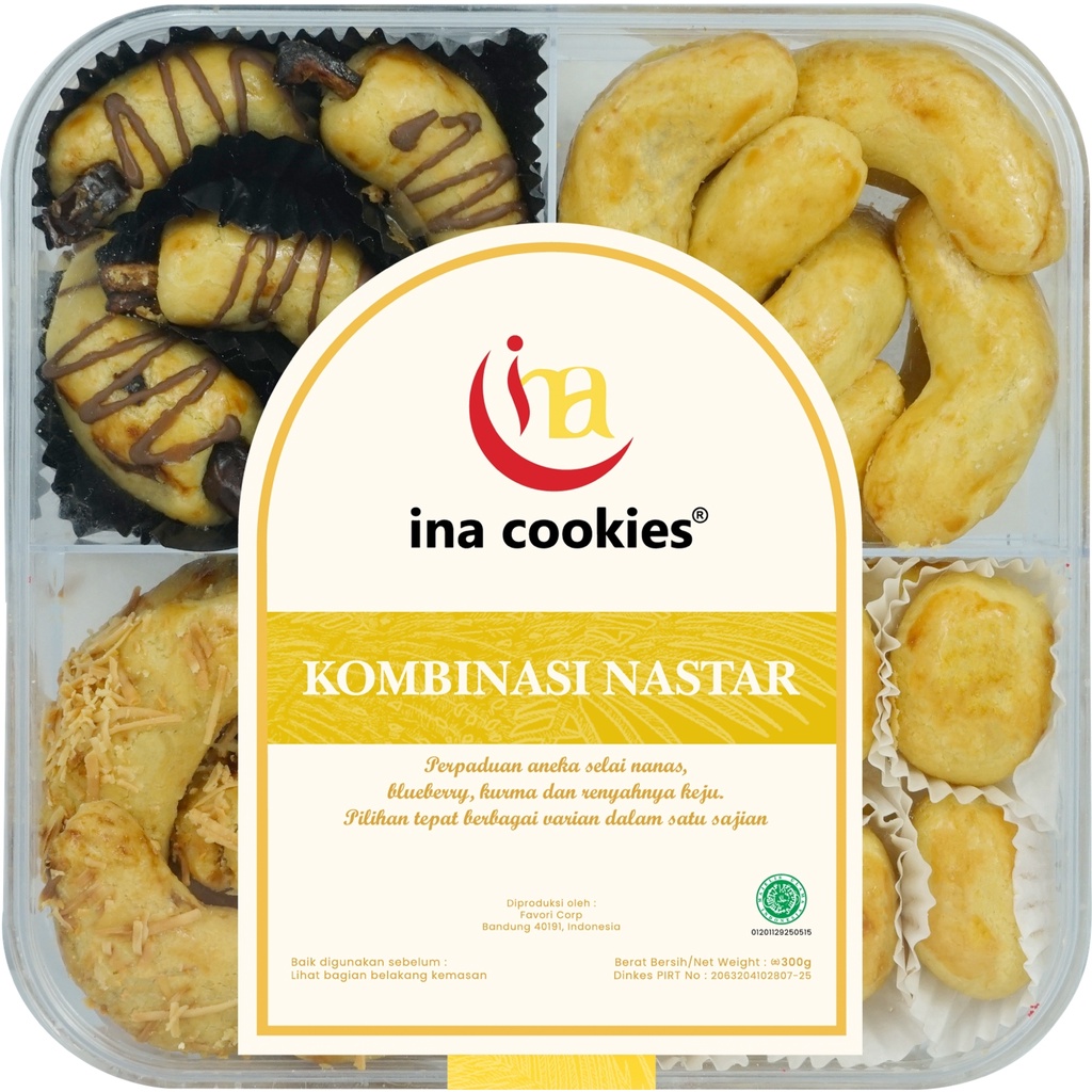 

Ina Cookies Kombinasi Aneka Nastar