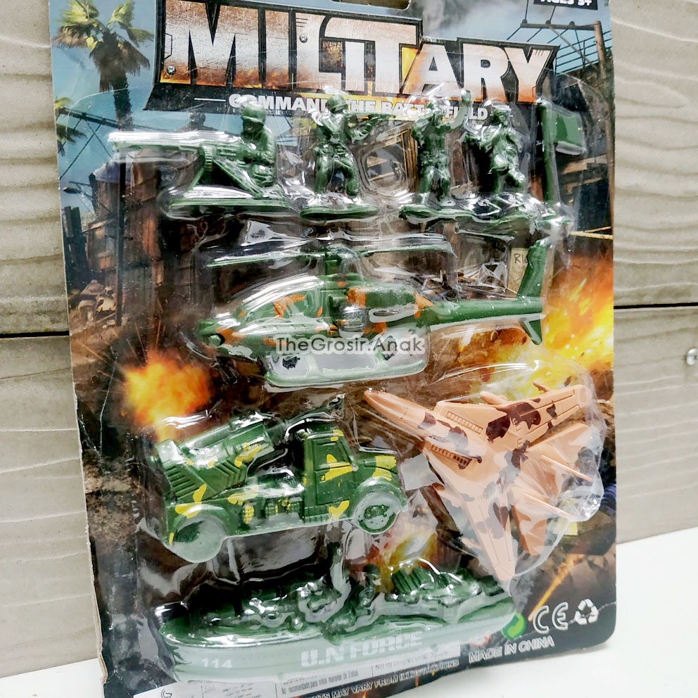 Military Command Battle Mainan Mini Figure Tentara Militer Combat Set