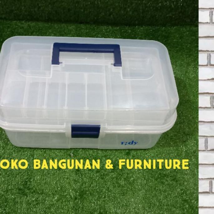 ♟ TOOL BOX BERTINGKAT TRANSPARAN ✺