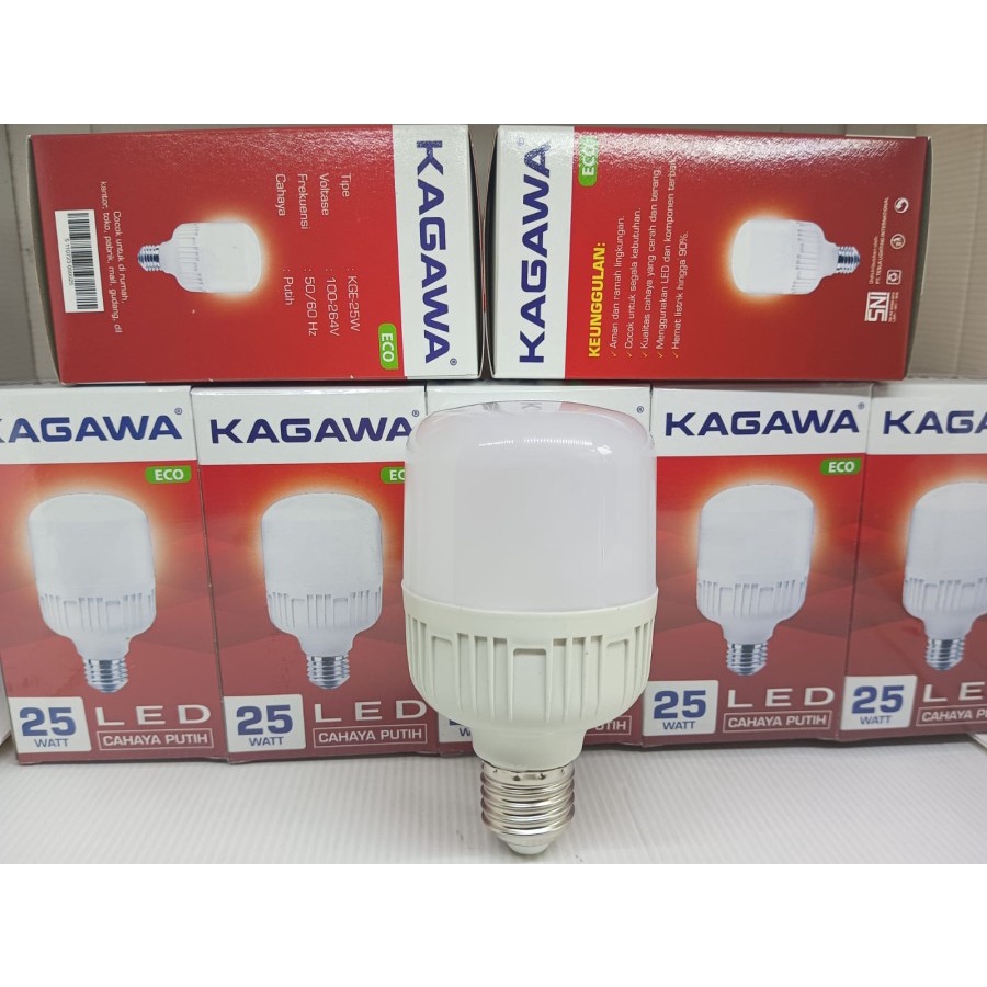 Lampu LED KAGAWA ECO Capsule 25 watt cahaya putih Bohlam LED 25w