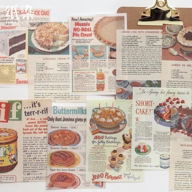

Kertas Scrapbook Material Old Retro Isi 50 Lembar Aesthetic Paper nov01