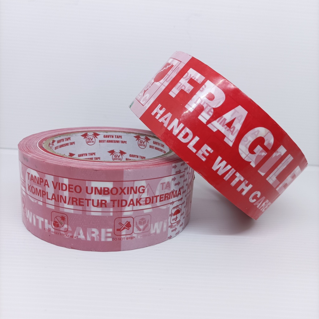 

Lakban Fragile unboxing 48mm x100 yard x 48mic