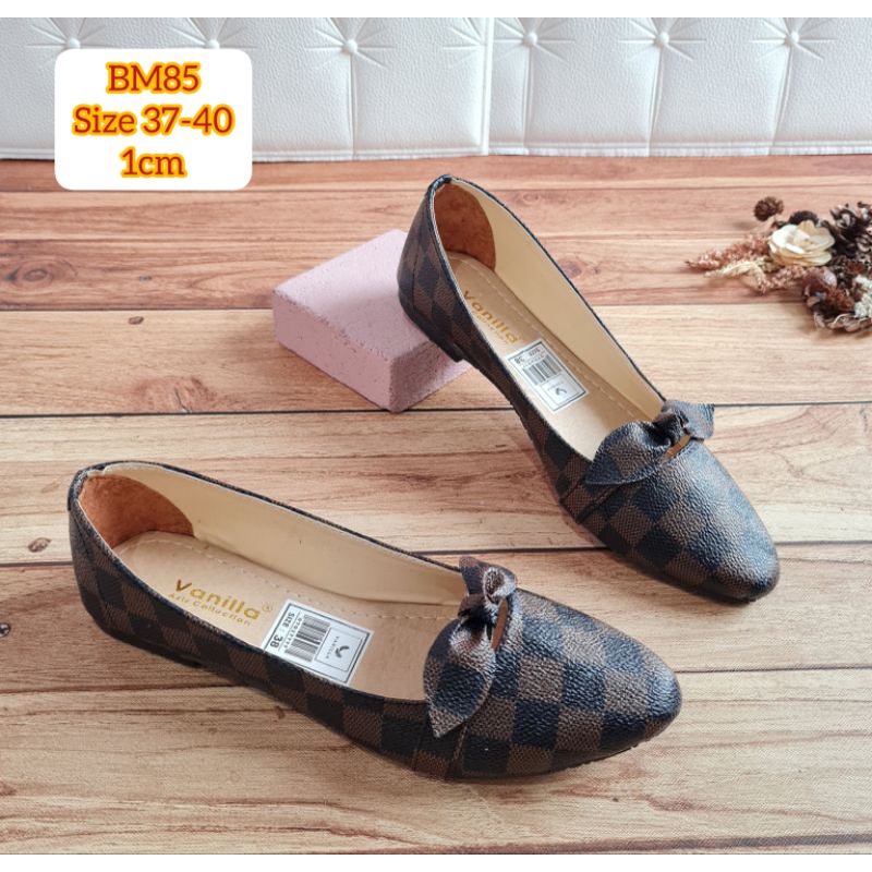 ABBUSHOES Bm 85-sepatu platshoes wanita