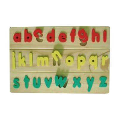 Puzzle Kayu Abjad Huruf Kecil