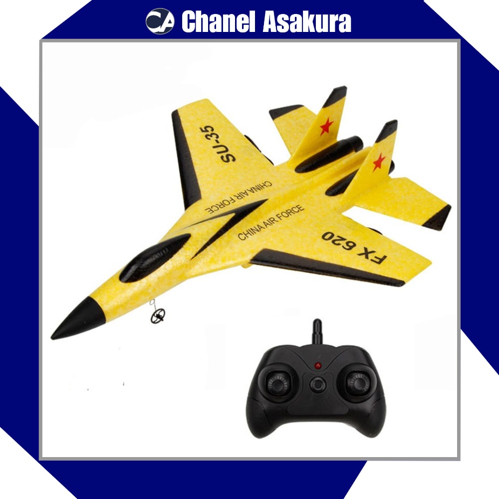 Mainan Remote Control Pesawat Terbang Glider Foam 2.4G RC - FX-620