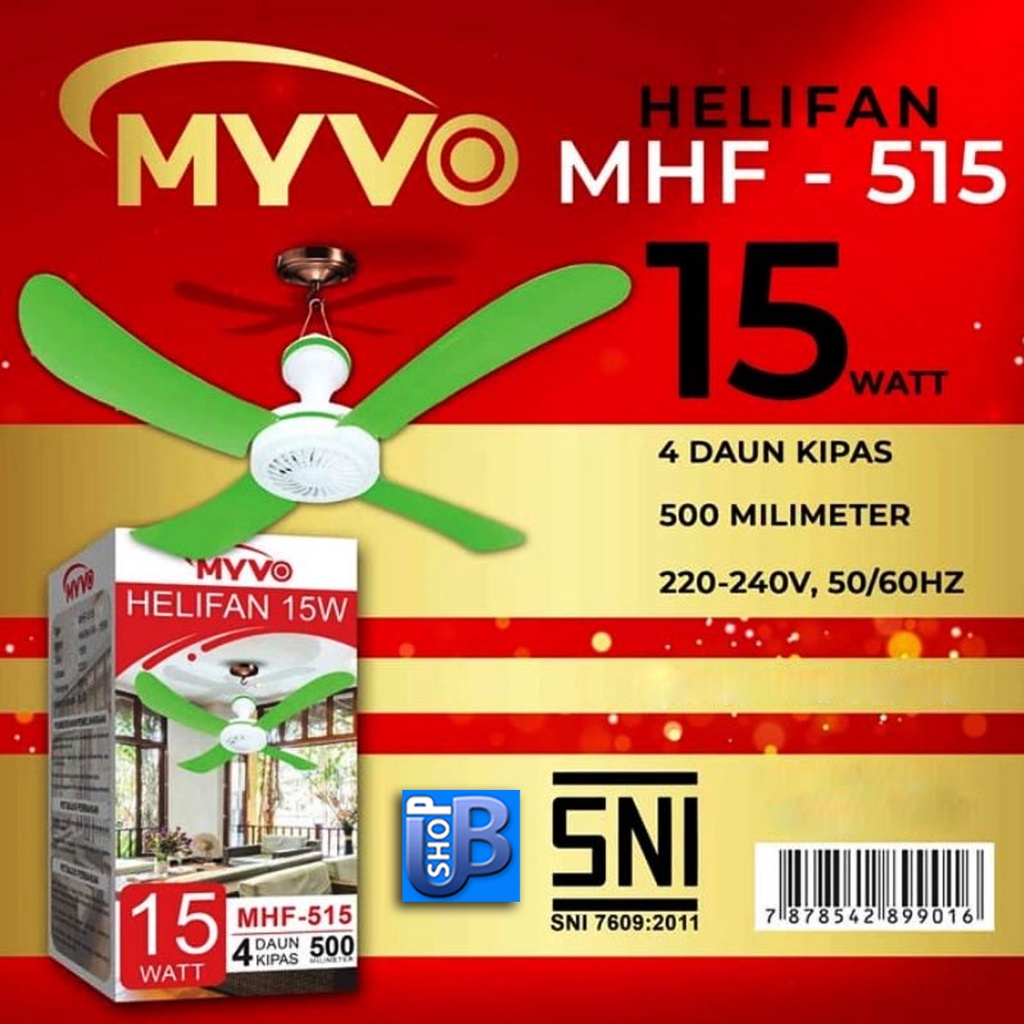 KIPAS ANGIN GANTUNG MYVO/HELIFAN MYVO/KIPAS BALING MYVO 15 WATT