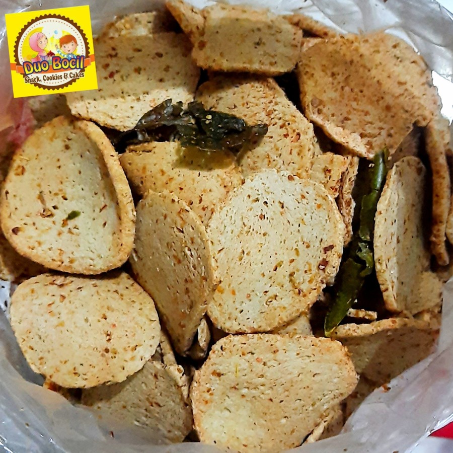 

Keripik Basreng Pedas Daun Jeruk 250 Gram - Duo Bocil Snack