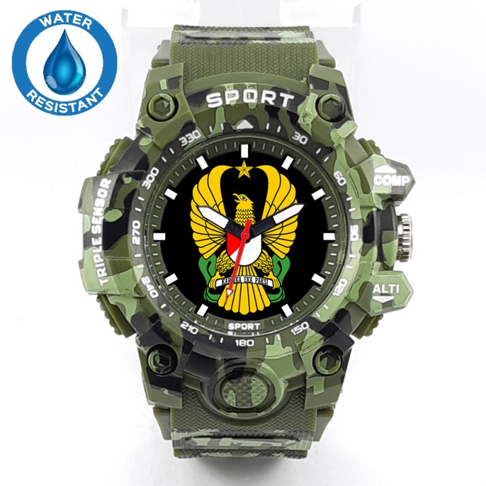 Jam Tangan Pria Anti Logo Tni Ad Tentara Angkatan Darat Sport Tni Ad Loreng X7D2 Jam Promo Tahan Air