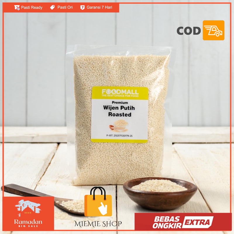 

Wijen Putih ROASTED / Wijen Putih Panggang 250 gram