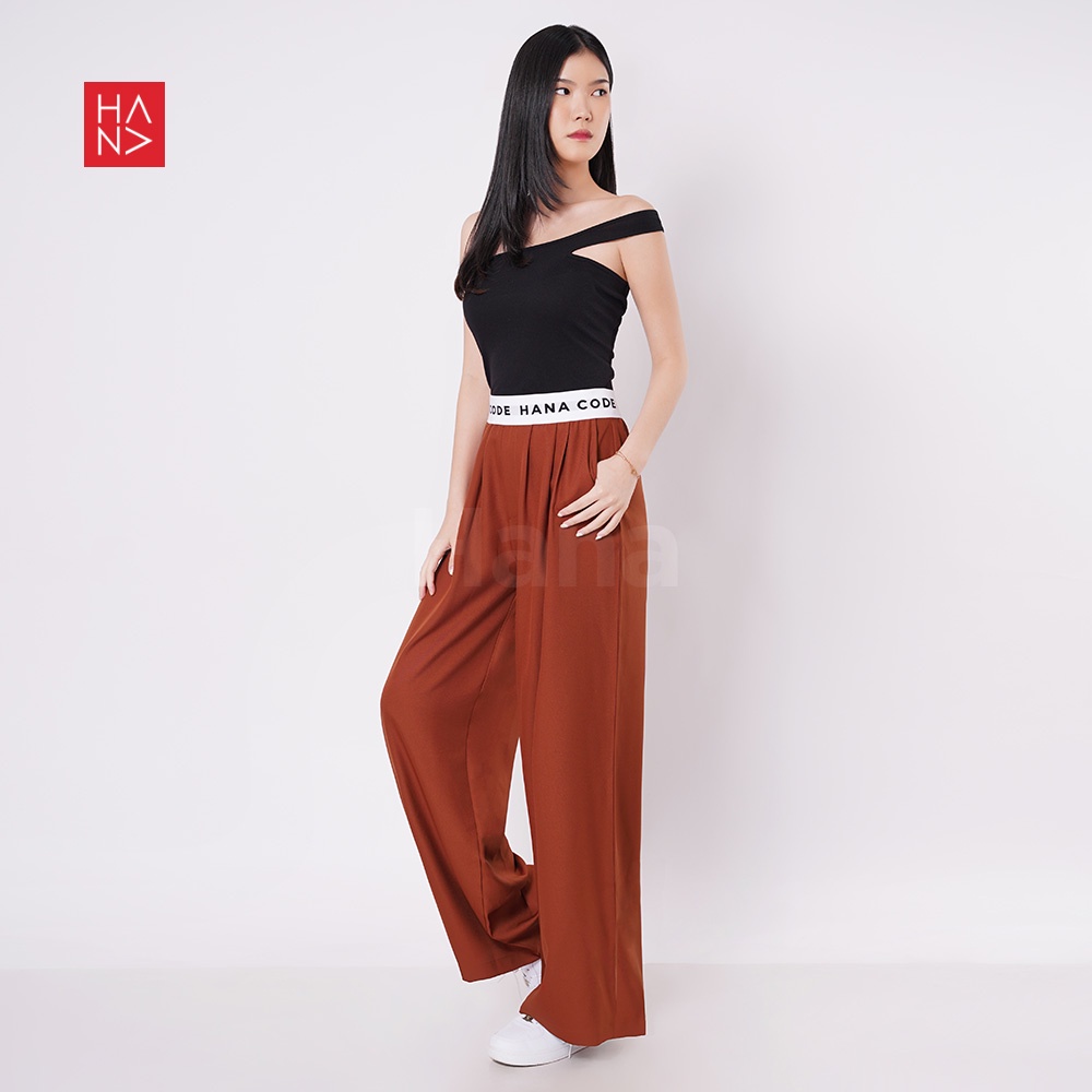 Hana Fashion - Indy Loose Pants Celana Panjang Wanita - LP033