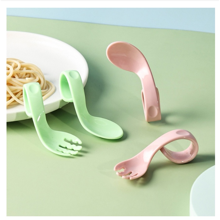 OLINE | Sendok Makan Bayi | Sendok Makan Bayi Melengkung | Sendok anak | Sendok Bayi Belajar Makan