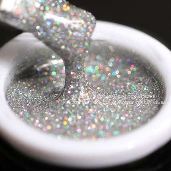 Kutek Laser Gel SHINY UNIVERSAL LASER GEL POLISH HOLOGRAM / GLITTER NAILART POT / KUTEK GEL GLITTER BEST SELLER