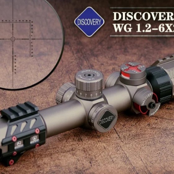 teleskop discovery wg 1.2-6x24 irai tube 30 telescope tahan getar