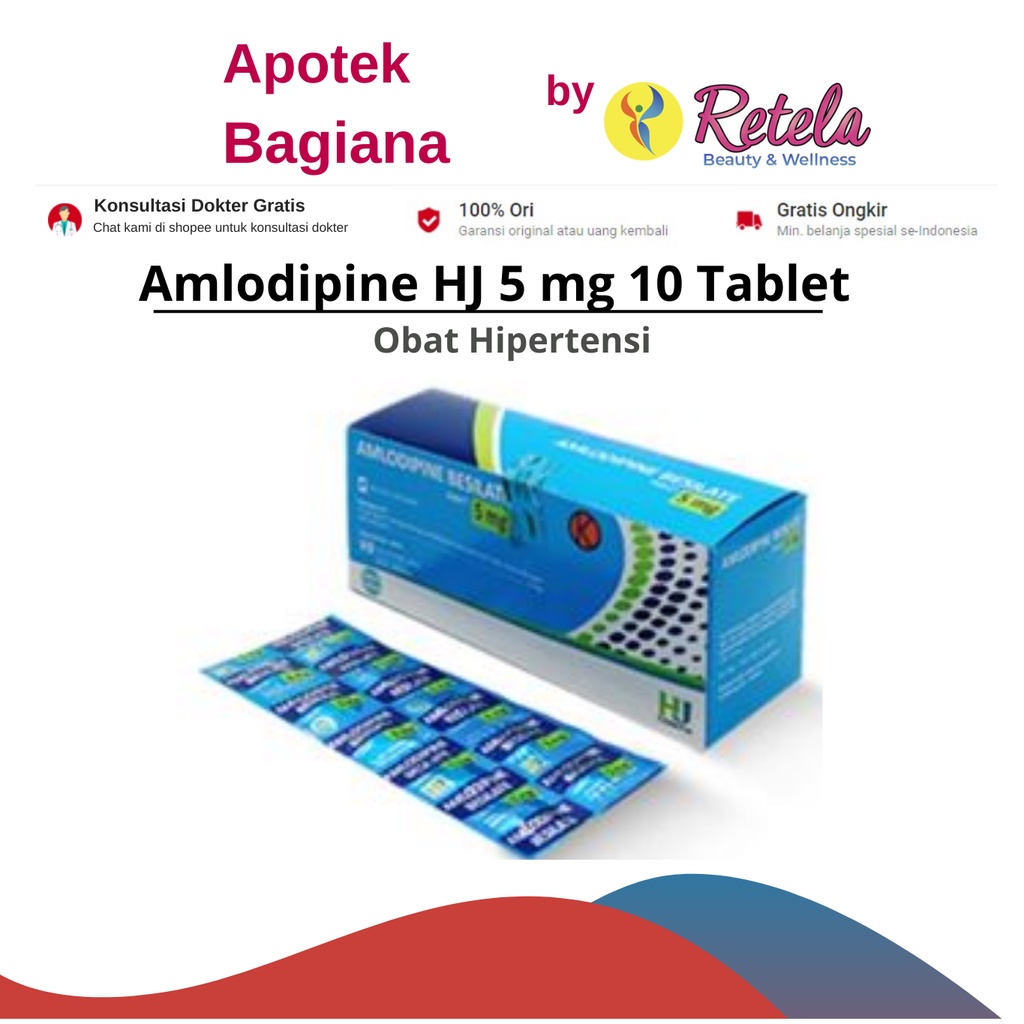Amlodipine 5mg Tablet Generik