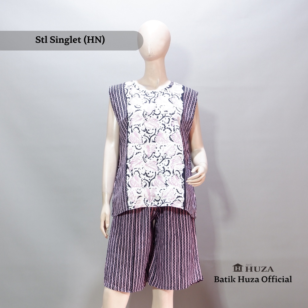 Jual Batik Huza Setelan Batik Singlet (HN) | Shopee Indonesia