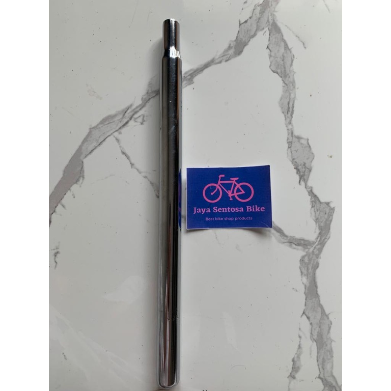 TERMURAH !! Seatpost / Tiang Sadel sepeda 45cm 28.6mm Crome