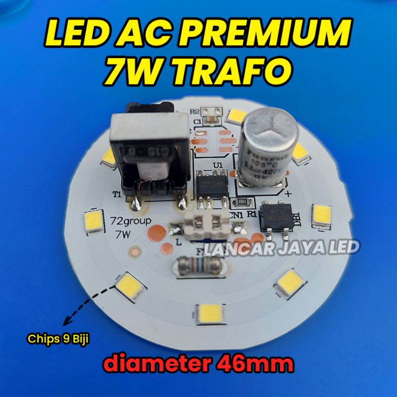 PCB LED AC Premium 7watt