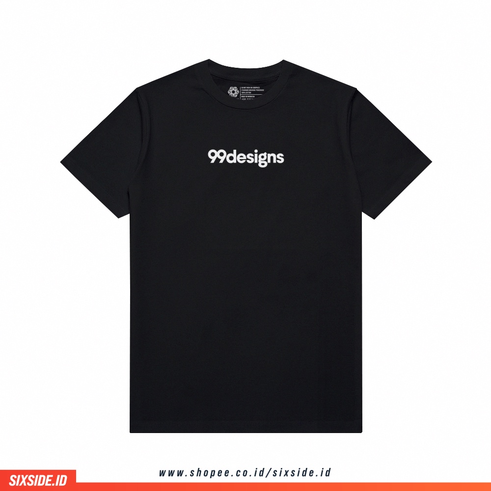 Kaos 99DESIGNS Premium T-Shirt Pria Wanita Baju Desain - Gratis Pake Nama Sendiri