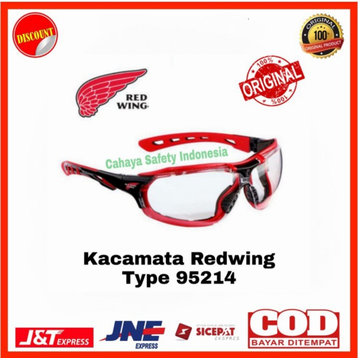 Terlaris Kacamata Redwing Type 95214 Original Kacamata Safety Redwing