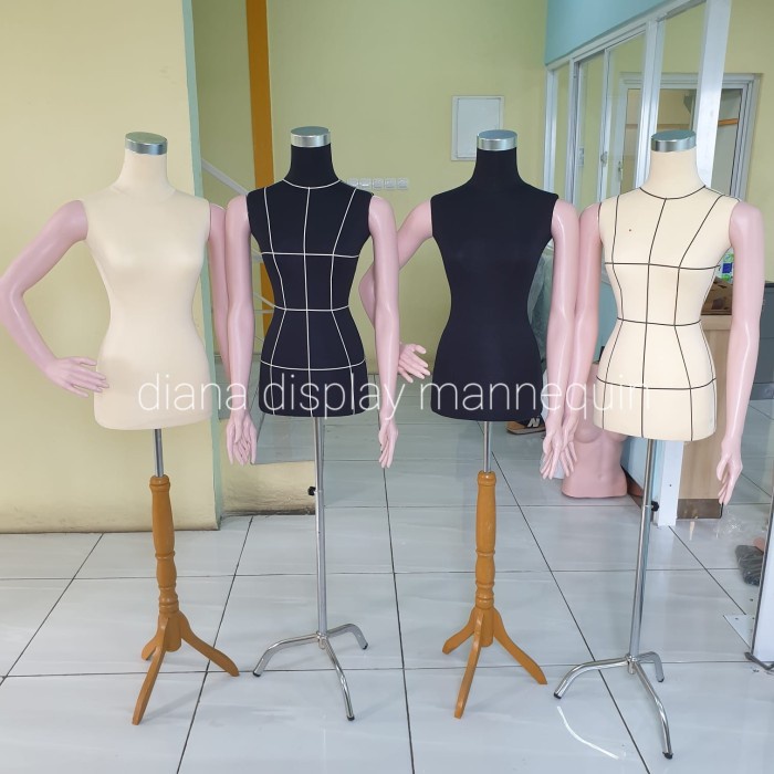 Terlaris Manekin Full Busa Tusuk Jarum Tangan