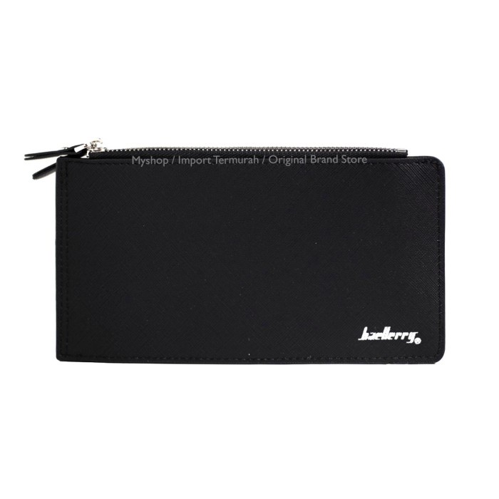 Dompet Panjang Pria Kartu Panjang Kulit Pria Cowo Baellery 178 Hitam Z6F5 Dompet Kualitas Terbaik Gr