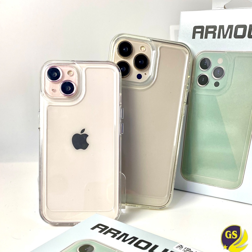 NEW !! ( 2ND GEN ) Case ARMOUR Space Military Drop iPhone Case High Quality Premium Acrylic Casing Clear Bahan Akrilik Space Iphone 6 6s 6g 7 8 7 + 8 + Plus iPHone X XS XR XS MAX iPHone 11 12 13 14 PRO MAX 14 PLUS