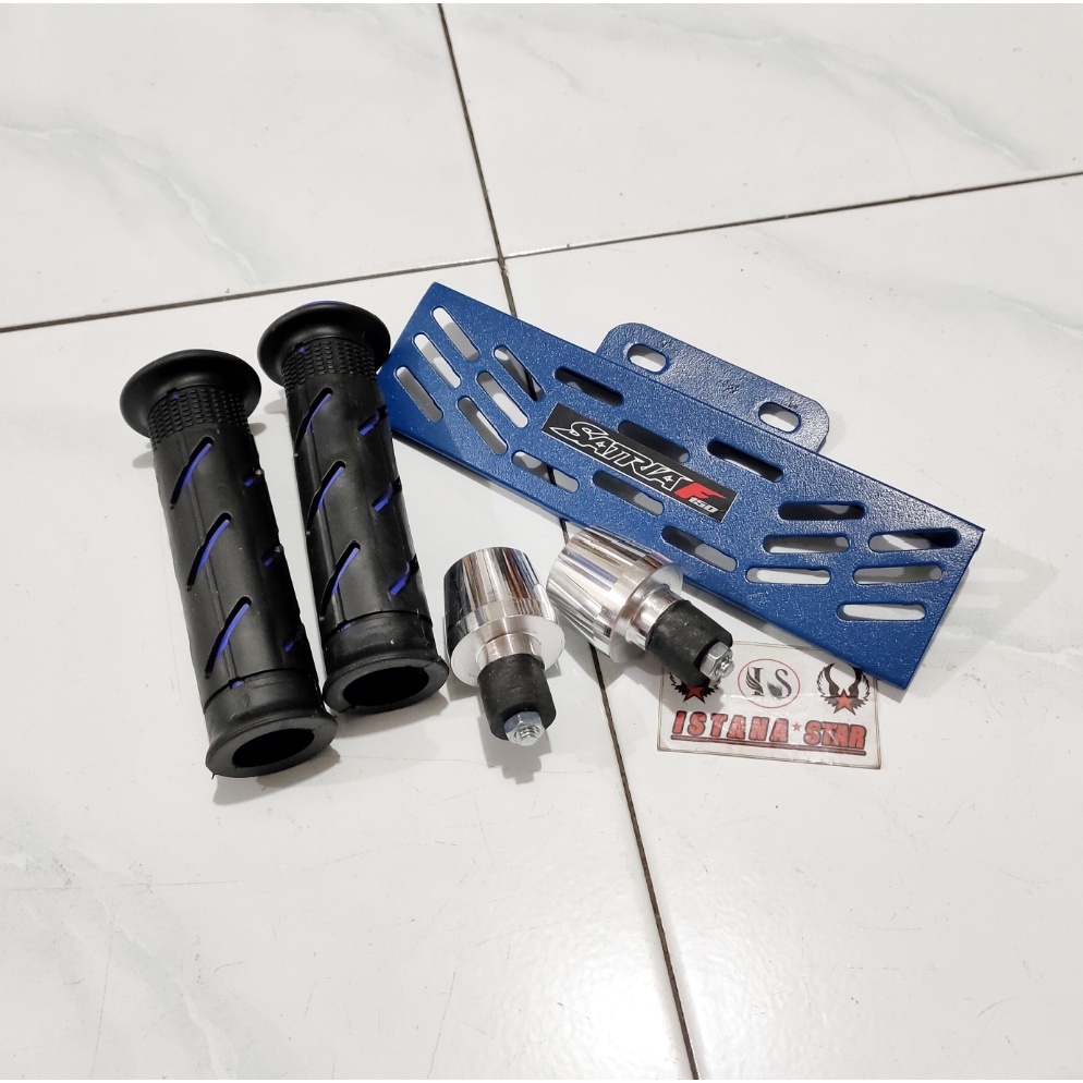 Paketan Hemat Tutup Radiator Satria Fu plus jlu stang pcx plus grip sisik