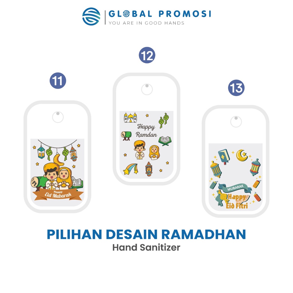 Hand Sanitizer Ramadhan Idul Fitri Custom Uv Print Pocket Spray