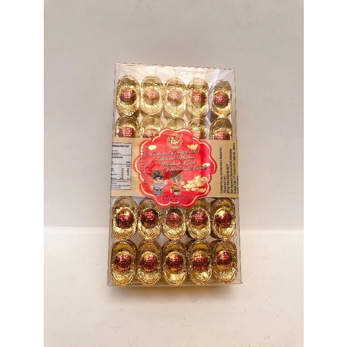 

Chen Liang Ji Cokelat Compound Bentuk Emas / Chocolate Coin 150g