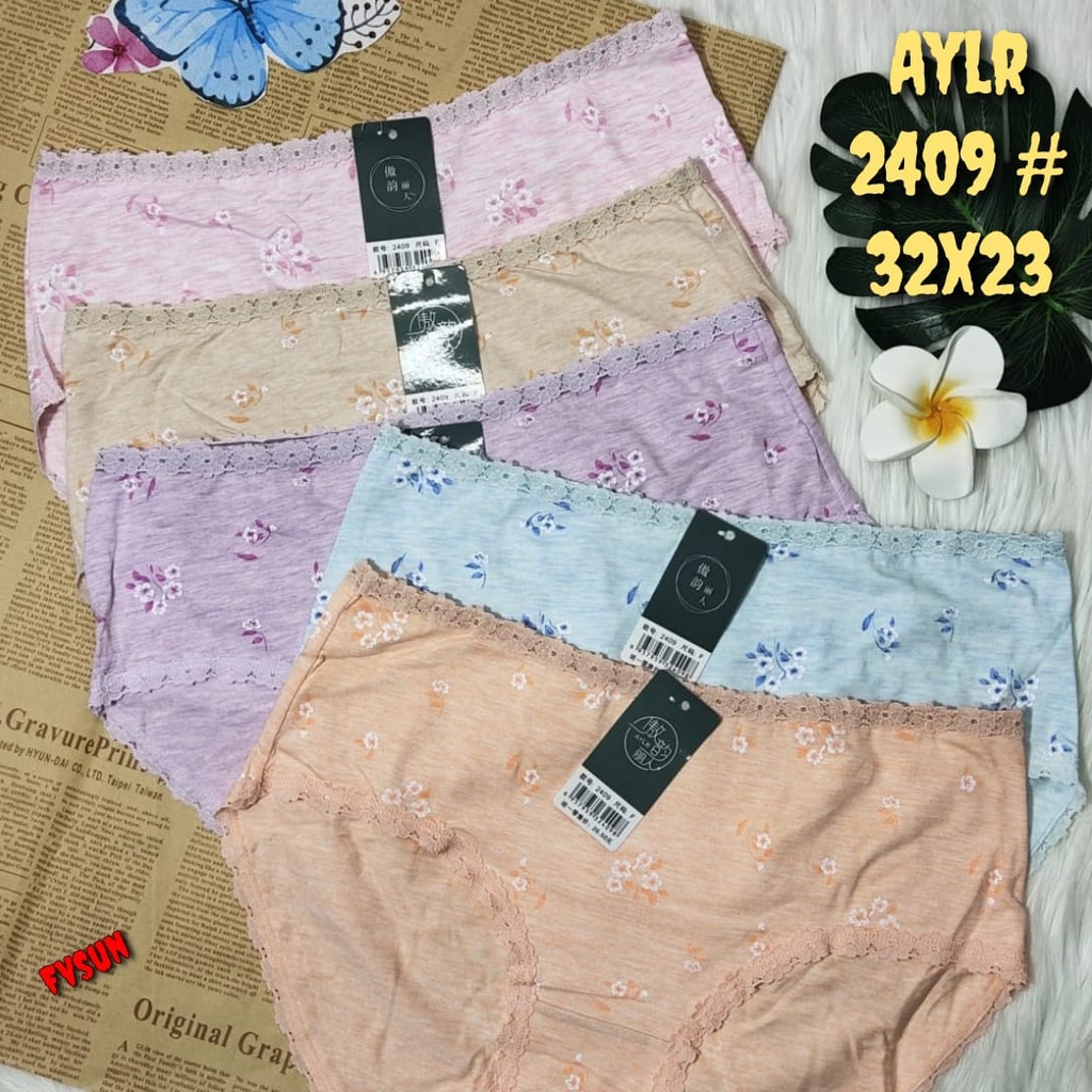 [BAYAR DI TEMPAT] woman under wear kolor Celana dalam wanita CD cewe polos celana renda motif bahan adem nyaman digunakan awet harga murah import kualitas premium