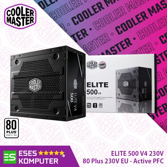 PSU Cooler Master ELITE 500 WHITE V4 500W 80 Plus