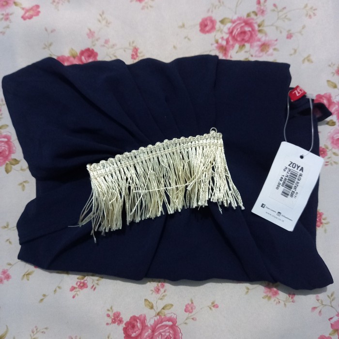 TERLARIS Majida Instant Zoya / Jilbab Instan Hijab Instant Bergo Kerudung - Biru navy