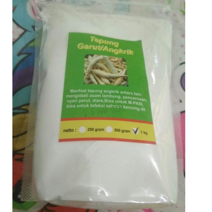 

▲ (READY) TEPUNG GARUT/AROOWROOT/PATI ASAM LAMBUNG - 1 KG ✮