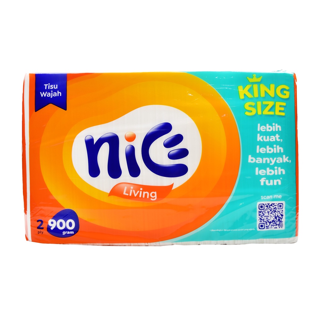 TISU WAJAH NICE 900 GR KEMASAN BESAR FACIAL TISSUE 2 PLY