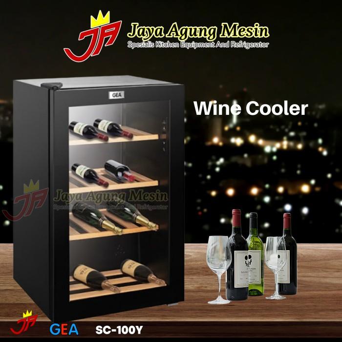 Gea Wine Cooler Sc-100Y /Showcase Wine/ Kulkas Wine